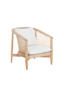White Weave Outdoor Lounge Chair | Novi Living Kuna | Oroa.com