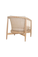 White Weave Outdoor Lounge Chair | Novi Living Kuna | Oroa.com