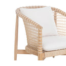 Hospitality furniture -White Weave Outdoor Lounge Chair - www.oroatrade.com