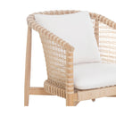 Hospitality furniture -White Weave Outdoor Lounge Chair - www.oroatrade.com