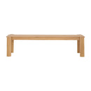 Contract furniture - Natural Teak Outdoor Dining Bench - www.oroatrade.com