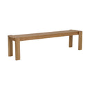 Contract furniture - Natural Teak Outdoor Dining Bench - www.oroatrade.com