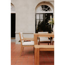 Contract furniture - Natural Teak Outdoor Dining Bench - www.oroatrade.com
