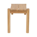Contract furniture - Natural Teak Outdoor Dining Bench - www.oroatrade.com