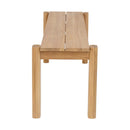 Contract furniture - Natural Teak Outdoor Dining Bench - www.oroatrade.com
