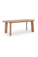 Slatted Teak Outdoor Dining Table | Novi Living Delta | Oroa.com