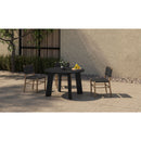 Hospitality furniture - Black Woven Outdoor Dining Chair - www.oroatrade.com