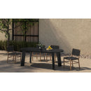 Hospitality furniture - Black Woven Outdoor Dining Chair - www.oroatrade.com