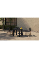 Black Woven Outdoor Dining Chair | Novi Living Mira | Oroa.com