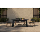 Hospitality furniture - Black Woven Outdoor Dining Chair - www.oroatrade.com