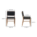 Hospitality furniture - Black Woven Outdoor Dining Chair - www.oroatrade.com