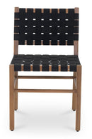 Black Woven Outdoor Dining Chair | Novi Living Mira | Oroa.com