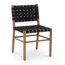 Hospitality furniture - Black Woven Outdoor Dining Chair - www.oroatrade.com