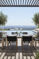 Black Woven Outdoor Dining Chair | Novi Living Mira | Oroa.com