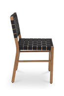 Black Woven Outdoor Dining Chair | Novi Living Mira | Oroa.com