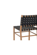 Black Woven Outdoor Dining Chair | Novi Living Mira | Oroa.com