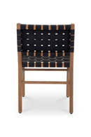 Black Woven Outdoor Dining Chair | Novi Living Mira | Oroa.com
