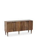 Contract furniture - Carved Wooden 4-Door Sideboard - www.oroatrade.com