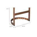 Wooden Seat Counter Stool | Novi Living Bancroft