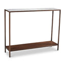 Copper Framed Marble Console Table | Novi Living Bottego