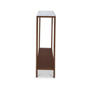 Copper Framed Marble Console Table | Novi Living Bottego