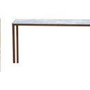 Copper Framed Marble Console Table | Novi Living Bottego