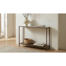 Copper Framed Marble Console Table | Novi Living Bottego