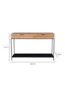 Contract furniture - Solid Teak Wood Console Table - www.oroatrade.com