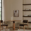 Mango Wood Pedestal Dining Table | Novi Living Clark