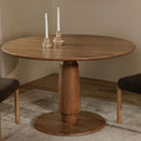 Mango Wood Pedestal Dining Table | Novi Living Clark