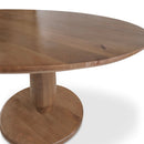 Mango Wood Pedestal Dining Table | Novi Living Clark