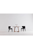 Hospitality furniture - Black Upholstered Dining Chair - www.oroatrade.com