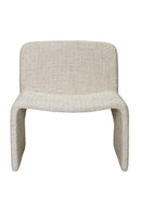 Hospitality furniture - Beige Monolithic Accent Chair - www.oroatrade.com