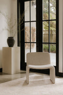 Hospitality furniture - Beige Monolithic Accent Chair - www.oroatrade.com