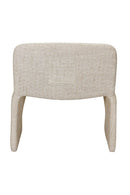 Hospitality furniture - Beige Monolithic Accent Chair - www.oroatrade.com