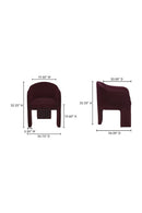 Hospitality furniture - Violet 3-Legged Dining Chair - www.oroatrade.com
