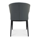 Modern European furniture - Vegan Leather Dining Chair Set (2) - www.oroa.com
