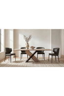 Art Deco Dining Chairs (2) | Novi Living Delaney | Oroa.com