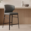 Hospitality furniture - Vegan Leather Counter Stool - www.oroatrade.com