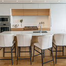 Hospitality furniture - Vegan Leather Counter Stool - www.oroatrade.com