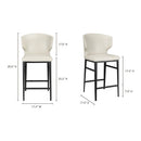 Hospitality furniture - Vegan Leather Counter Stool - www.oroatrade.com