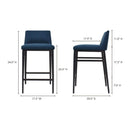 Hospitality furniture - Low-Back Counter Stool - www.oroatrade.com