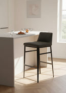 Hospitality furniture - Low‑Back Fabric Bar Stool - www.oroatrade.com