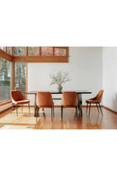 Hospitality furniture - Orange Velvet Dining Chairs (2) - www.oroatrade.com