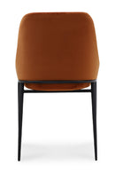 Hospitality furniture - Orange Velvet Dining Chairs (2) - www.oroatrade.com