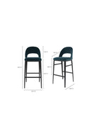 Hospitality furniture - Open Back Fabric Bar Stool - www.oroatrade.com