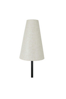White Linen Shade Floor Lamp | Novi Living Mathis | Oroa.com