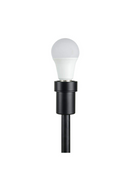 White Linen Shade Floor Lamp | Novi Living Mathis | Oroa.com