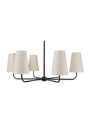 Linen Shade 6-Light Chandelier | Novi Living Mathis | Oroatrade.com