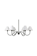Blackened Bronze 6-Light Chandelier | Novi Living Whitney | Oroatrade.com
